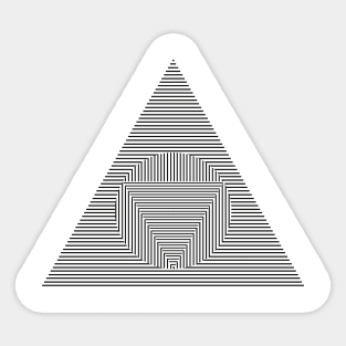 Triangle Circle Triangle Sticker